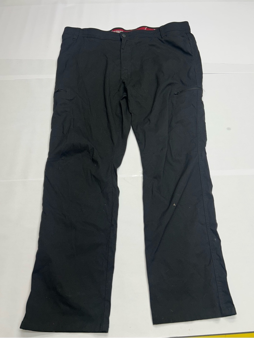 Wrangler ATG All Terrain Gear Nylon Cargo Pants 44x30 Black Stretch Hiking